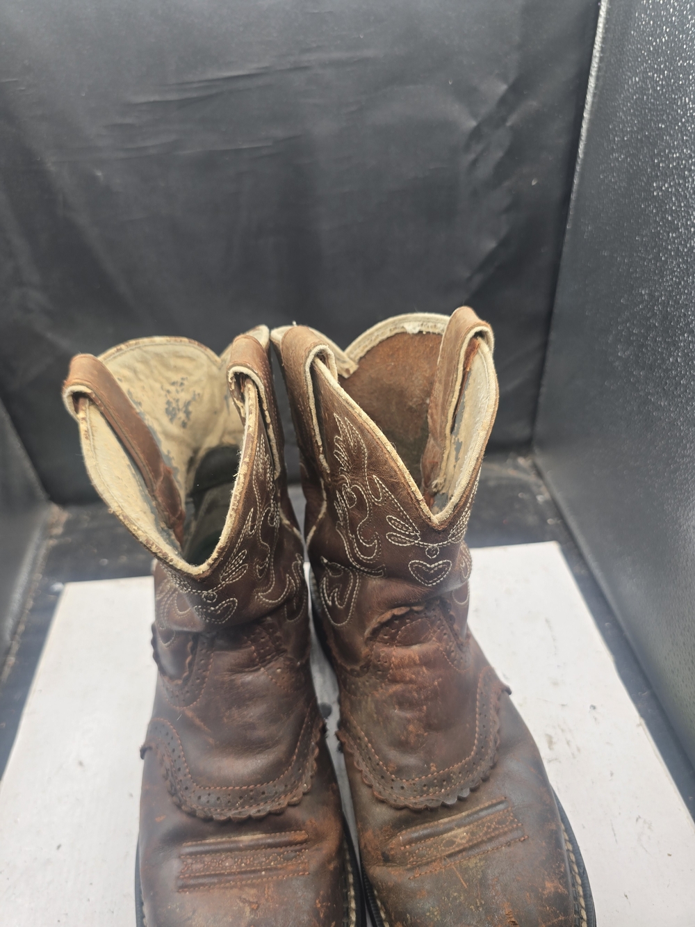 Ariat Brown Leather Women's‎ Ankle Western Booties